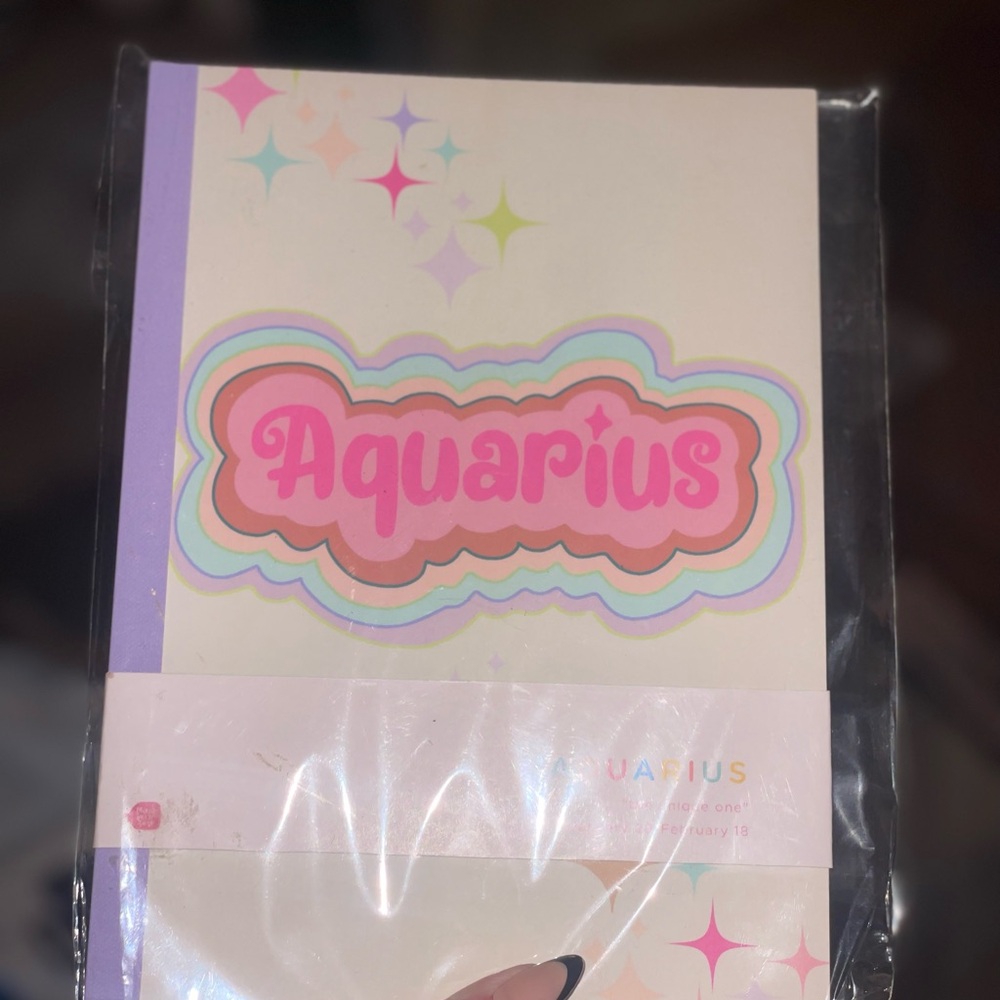 Aquarius Zodiac Notebook